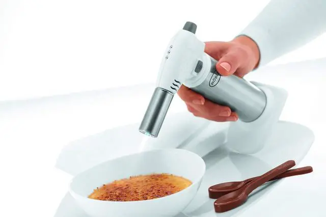 Alt view image 2 of 7 - Rösle 12844 Crème Brulee Butane/Propane Adjustable Kitchen Cooking Torch 6.5 in.
