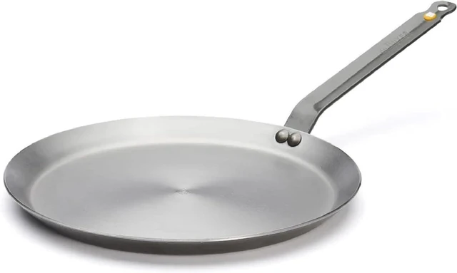 Alt view image 2 of 7 - de Buyer MINERAL B 12 in. Carbon Steel Crepe & Tortilla Pan, Gray