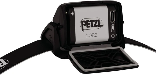 Alt view image 5 of 6 - Petzl ACTIK CORE Rechargeable Headlamp, 650 Lumens, Black - E065AB00