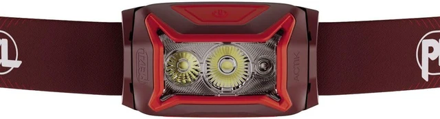 Alt view image 2 of 7 - Petzl ACTIK CORE Rechargeable Headlamp, 650 Lumens, Red - E065AB02