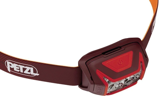 Alt view image 4 of 7 - Petzl ACTIK CORE Rechargeable Headlamp, 650 Lumens, Red - E065AB02