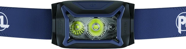 Alt view image 2 of 7 - Petzl ACTIK LED Headlamp 450 Lumens, Red Light, Hybrid Concept, IPX4 Weather Resistant, 3 AAA Batteries Included, Black - E063AB00
