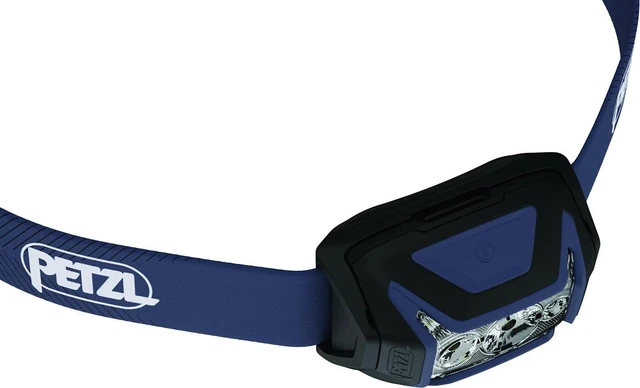 Alt view image 4 of 7 - Petzl ACTIK LED Headlamp 450 Lumens, Red Light, Hybrid Concept, IPX4 Weather Resistant, 3 AAA Batteries Included, Black - E063AB00