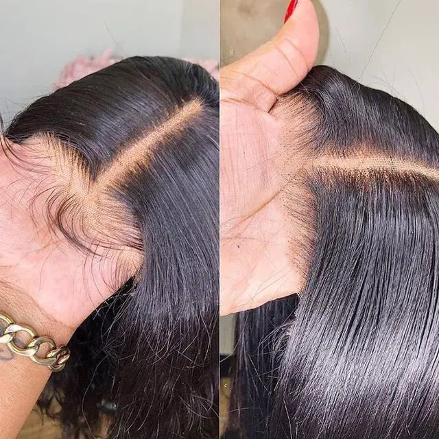 Alt view image 5 of 7 - Human Hair Lace Front Wigs For Black Women Grade MALAIKA 10A Glueless Body Wave 13x4 Lace Closure Wigs Human Hair 150% Density Brazilian Virgin Hair Pre Plucked With Baby Hair (20 Inch,Natural Color))