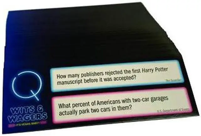 Alt view image 5 of 6 - Wits & Wagers Vegas Board Game