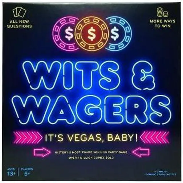 Alt view image 6 of 6 - Wits & Wagers Vegas Board Game