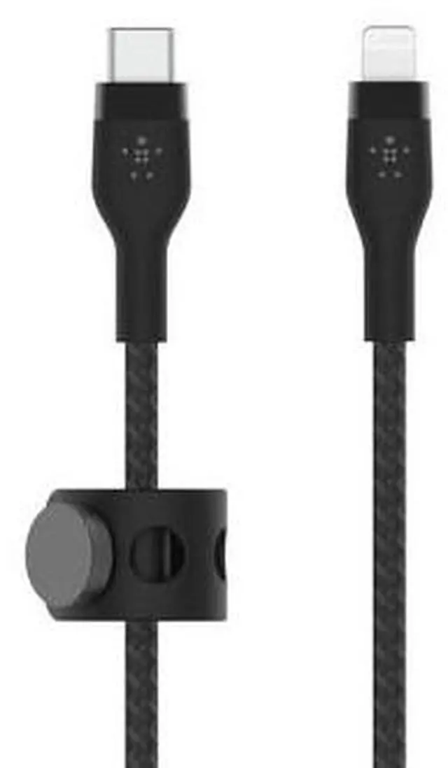 Alt view image 11 of 16 - Belkin USB-C Cable with Lightning Connector CAA011BT2MBK