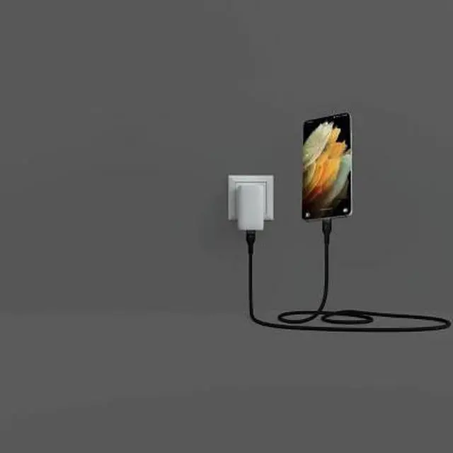 Alt view image 5 of 7 - Belkin BoostCharge Pro Flex USB-C Cable with USB-C Connector 10' Cable + Strap - Slate