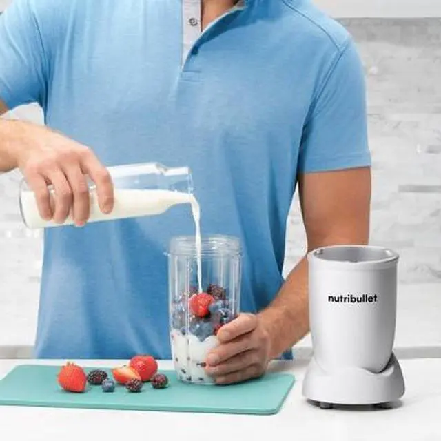 Alt view image 12 of 12 - NutriBullet NB90901AW 32 Oz. Pro Personal Blender - White