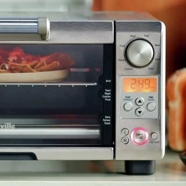 Alt view image 17 of 19 - Breville the Mini Smart Oven®, Electric Countertop Toaster Oven, Small Portable Oven, BOV450XL, Brushed Stainless Steel