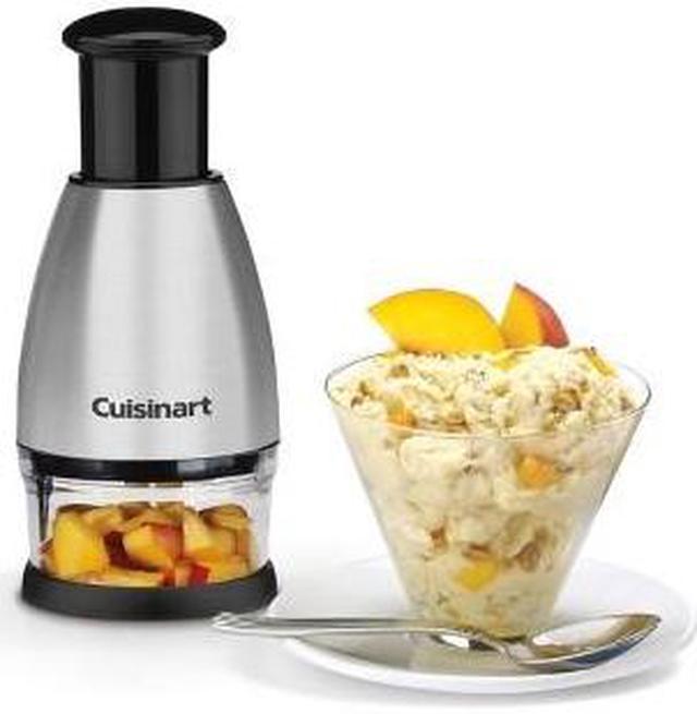 New Cuisinart Silver Push Chopper, Chop, Mince, Dice