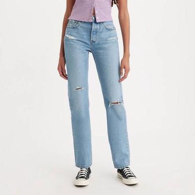 Levi's Women's 501 High-Rise Slim Jeans - Lane Change 29