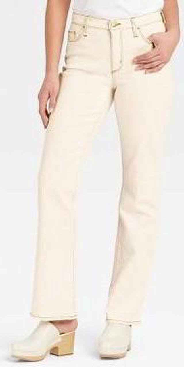 Buy EDRIO Women White Midriff Flossing Bootcut Pants at Amazon.in