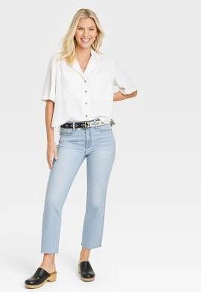 Women's High-Rise Bootcut Jeans - Universal Thread Light Wash 6 Long 