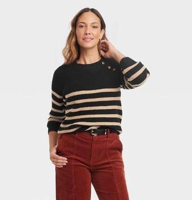 Knox Rose Cotton Blend Crewneck Sweaters for Women