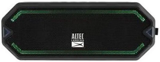 Alt view image 20 of 20 - Altec Lansing IMW1200 Hydrajolt Wireless Bluetooth Waterproof Portable Speaker (Black)