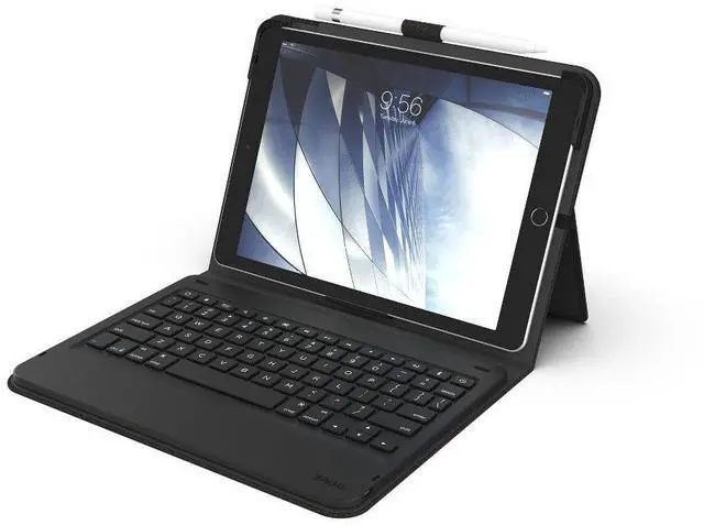 Alt view image 10 of 11 - ZAGG Messenger Folio Apple iPad 10.2 inches Portable Typing Wireless Keyboard and Case