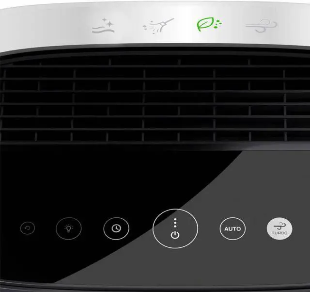 Alt view image 8 of 10 - Honeywell InSight HEPA Air Purifier - Black, HPA5100B - True HEPA, Activated Carbon - 190 Sq. ft. - Black