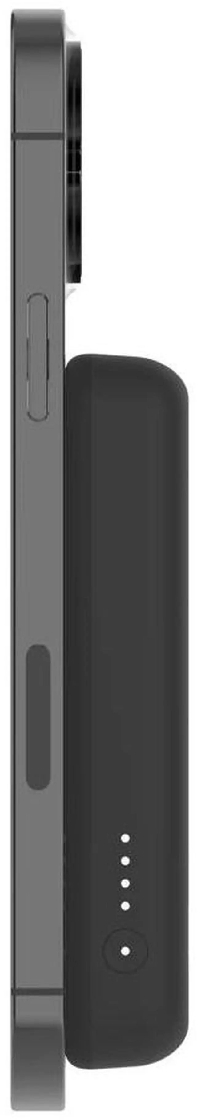 Alt view image 6 of 6 - Belkin Magnetic Wireless Power Bank 5K + Stand, Black