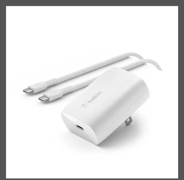 Main image of Belkin BoostCharge PD 30W PPS USB-C 3.0 Wall Charger with USB-C to USB-C Cable