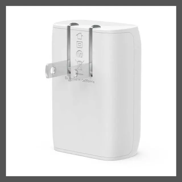 Alt view image 4 of 7 - Belkin BoostCharge PD 30W PPS USB-C 3.0 Wall Charger with USB-C to USB-C Cable