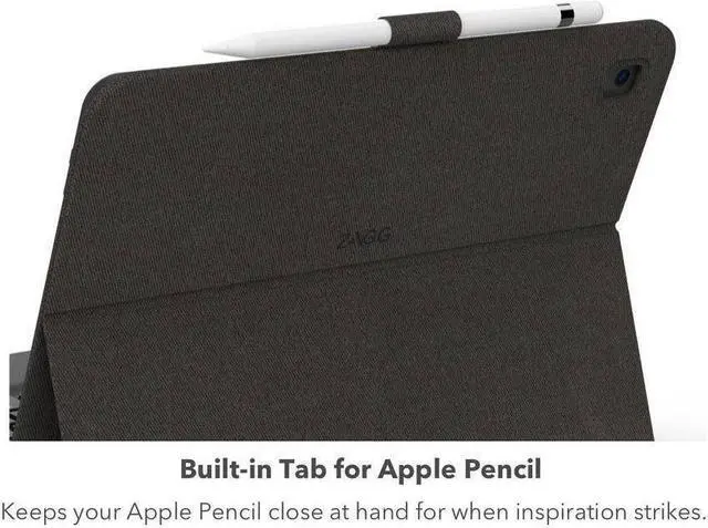 Alt view image 11 of 13 - ZAGG 103006575 Messenger Folio for 10.5" iPad Air Black