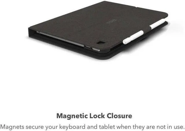 Alt view image 12 of 13 - ZAGG 103006575 Messenger Folio for 10.5" iPad Air Black