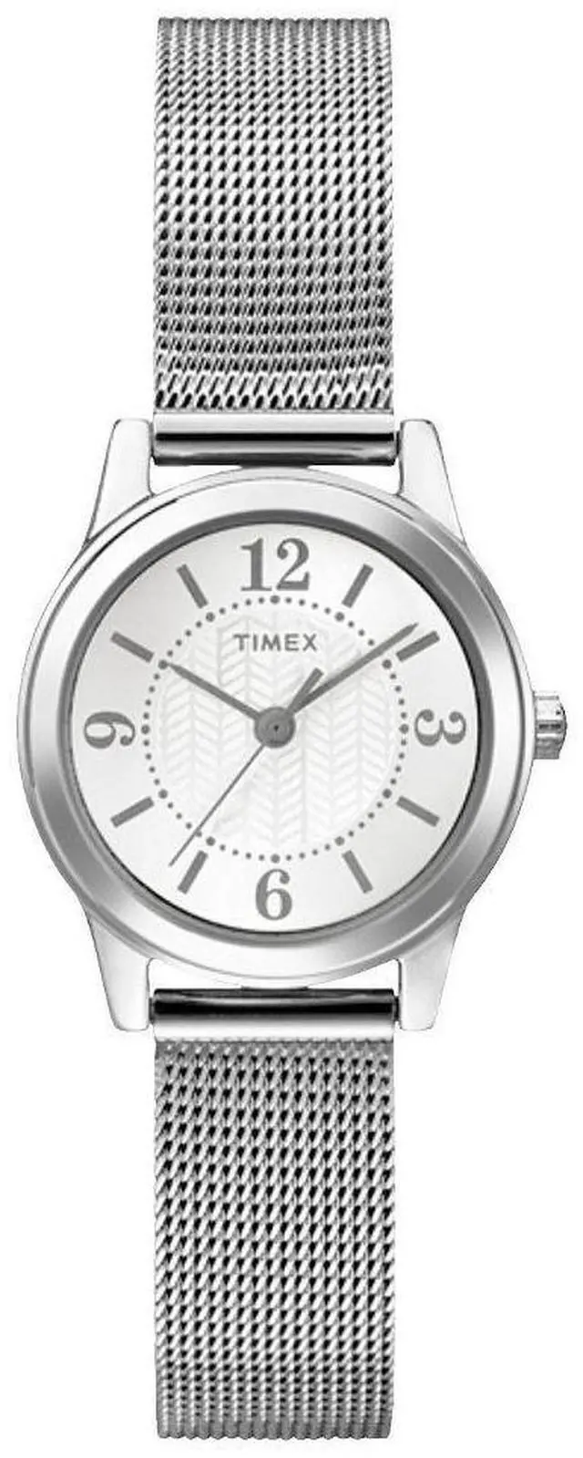 Main image of Women's Timex Watch with Mesh Bracelet - Silver T2P457JT