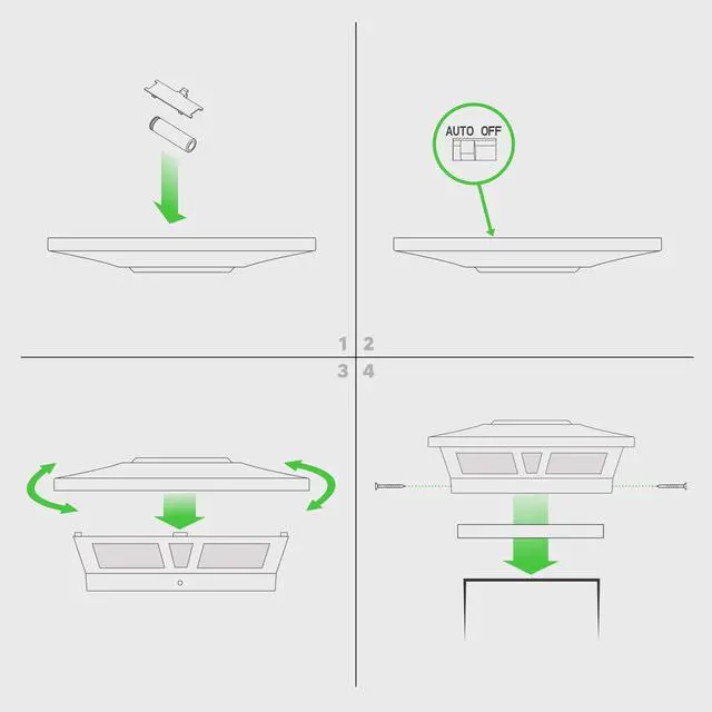 Alt view image 6 of 7 - Classy Caps 6X6 Black Aluminum Oxford Solar Post Cap - 2 Pack