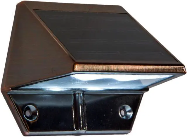 Alt view image 7 of 7 - Classy Caps Copper Plated Deck & Wall Light - 2 Pack