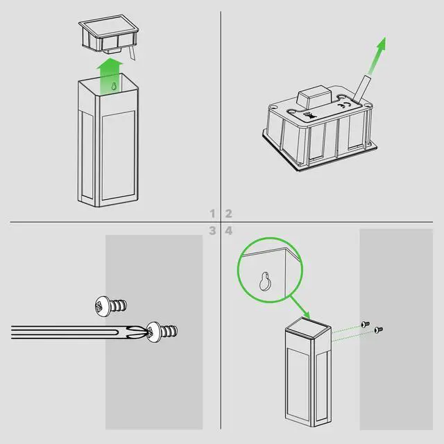 Alt view image 7 of 7 - Classy Caps Black Aluminum Lancaster Deck & Wall Light