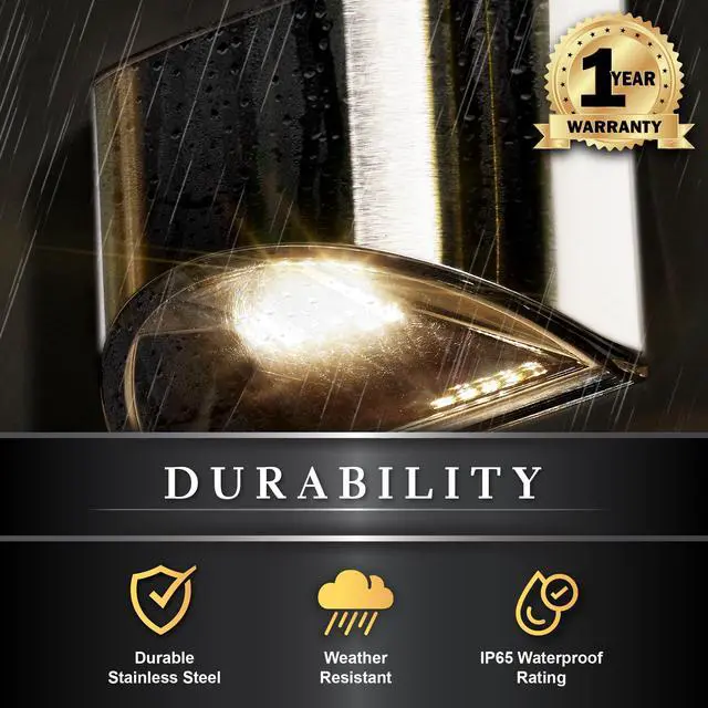 Alt view image 5 of 7 - Classy Caps Stainless Steel Deck & Wall Light