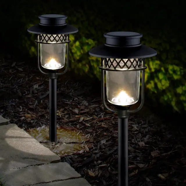 Main image of Classy Caps Black Stainless Steel Landscape, Path & Garden Light - 4 Pack