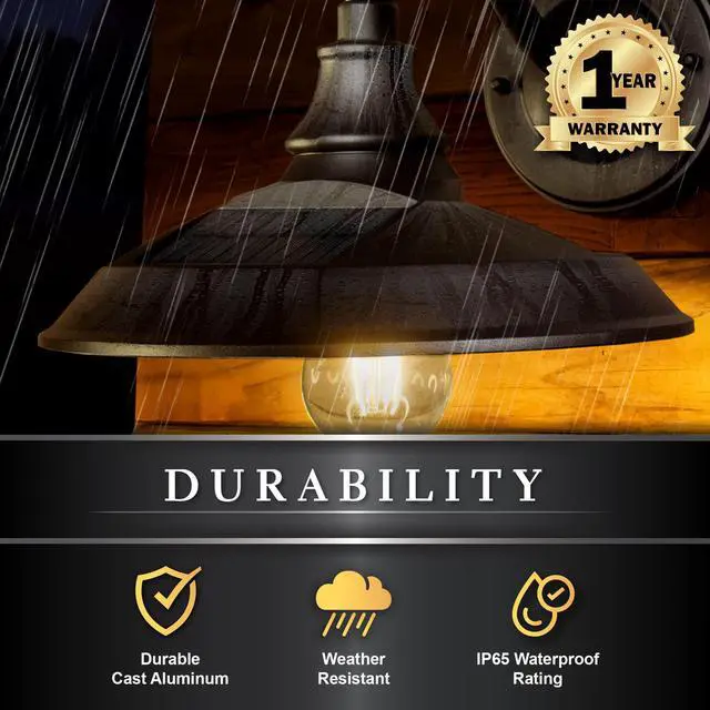 Alt view image 5 of 7 - Classy Caps Dark Bronze Solar Barn Light