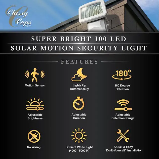 Alt view image 5 of 7 - Super Bright 100 LED Solar Motion Security Light