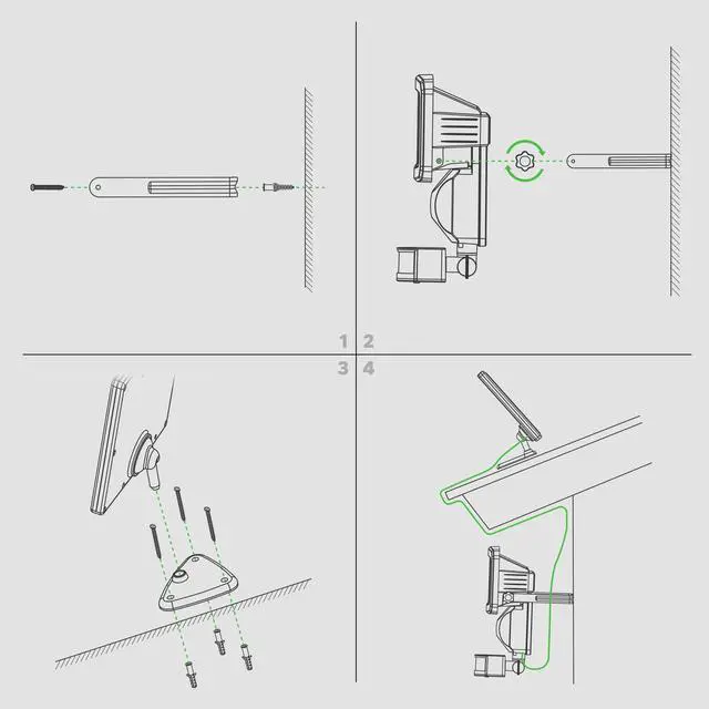 Alt view image 7 of 7 - Super Bright 100 LED Solar Motion Security Light