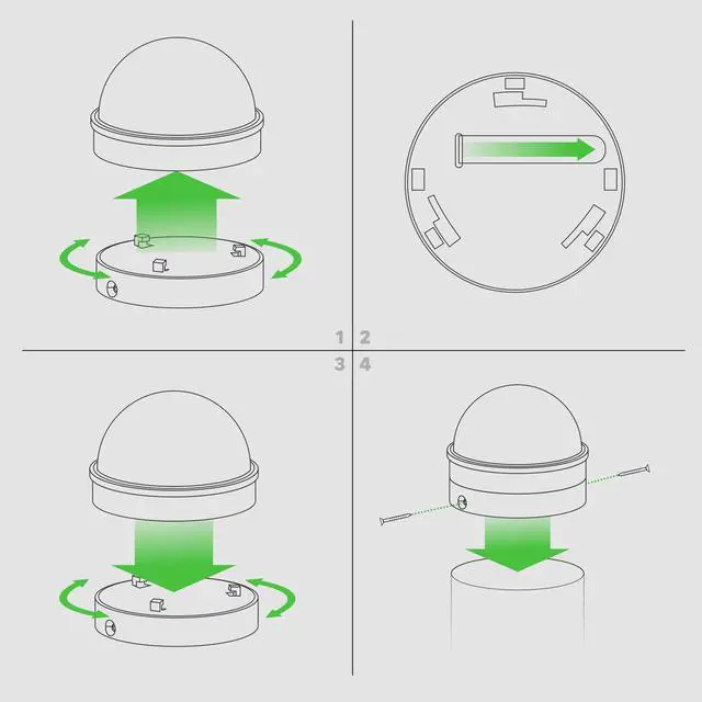 Alt view image 7 of 7 - Classy Caps Black Chainlink Summit Solar Post Cap