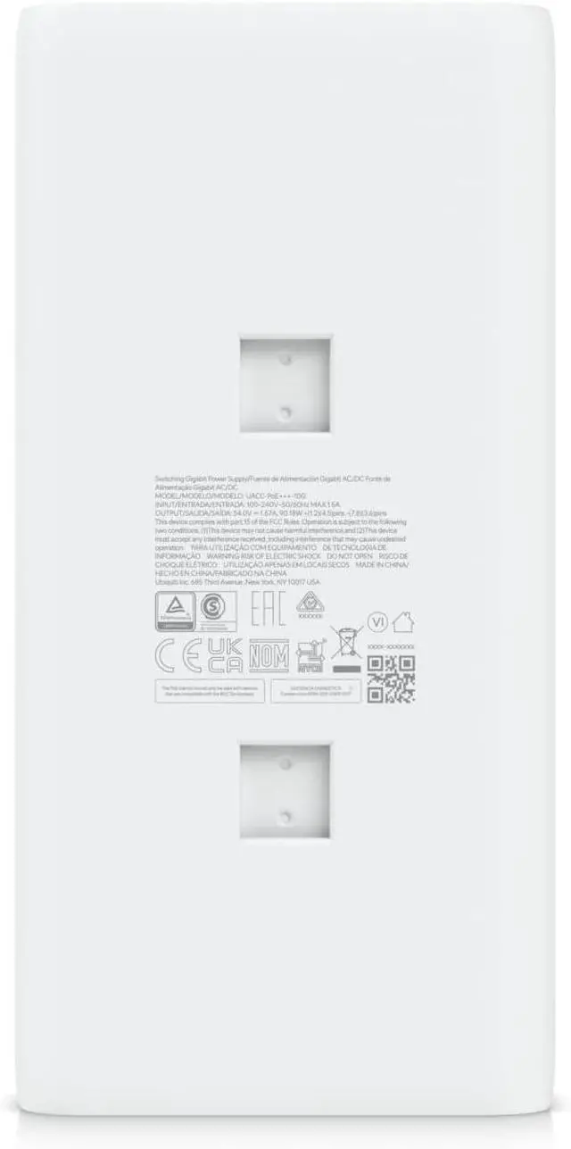 Alt view image 3 of 3 - Ubiquiti 10G PoE+++ Adapter 90W (UACC-PoE+++-10G)