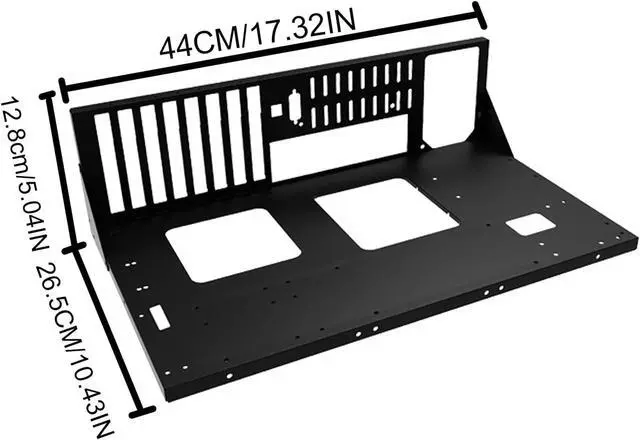 Alt view image 7 of 7 - ATX Open Chassis Case Rack, DIY Gaming Computer Case Chassis, Stand Chassis PC Case Mining Rig Frame Motherboard Bracket Support ITX/ATX