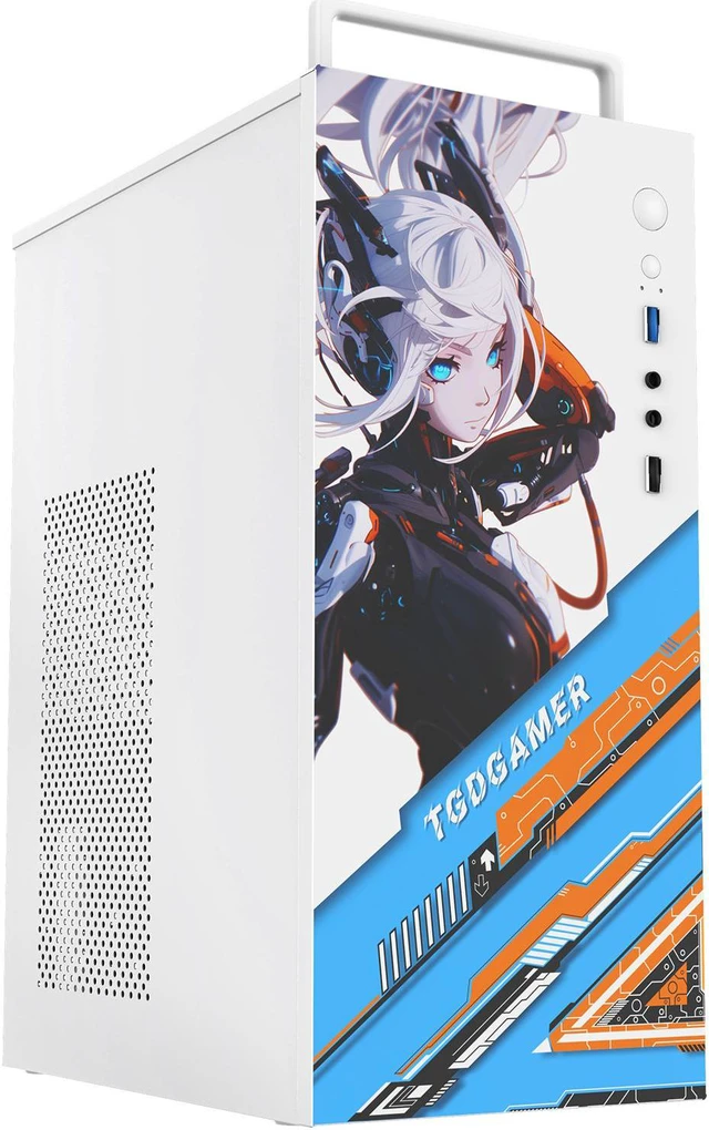 GPERHUAN Micro ATX PC Case with 1x 80mm PC Case Fan, Support MATX, Mini ...