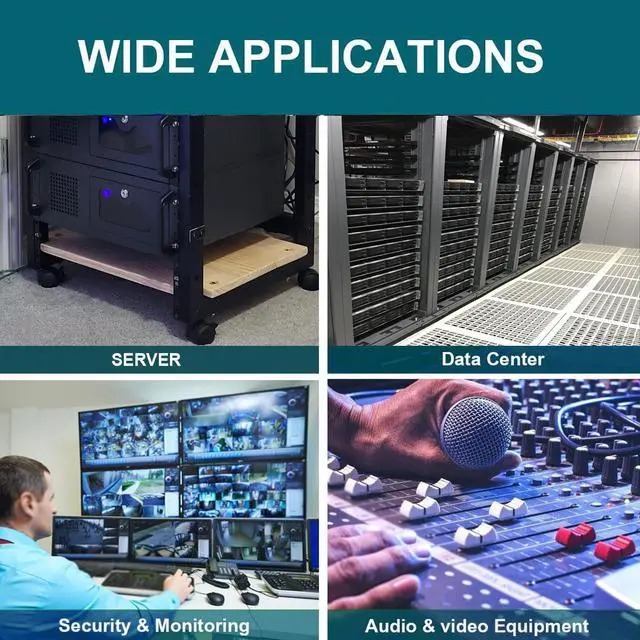 Alt view image 5 of 7 - 4U Server Cabinet Case,4U Server Chassis Rackmount Server Case 7 x PCI Slot Rackmount 4U Server Chassis Lockable with Key