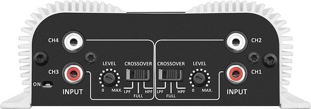 Alt view image 5 of 6 - Taramps TS 400x4 400 watts RMS 4 Channels Full Range Car Audio Amplifier, 2 Bridged Channels, RCA Input Class D, Output Power, Multichannel Amplifier System, Small