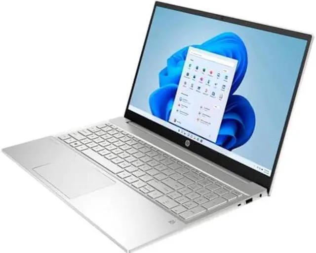 Alt view image 4 of 5 - HP Pavilion Business Laptop 15.6" FHD IPS BrightView Display AMD 8-core Ryzen 7 7730U Processor (Beats i7-1255U) 16GB RAM 512GB SSD USB-C B&O Win11 Silver + HDMI Cable