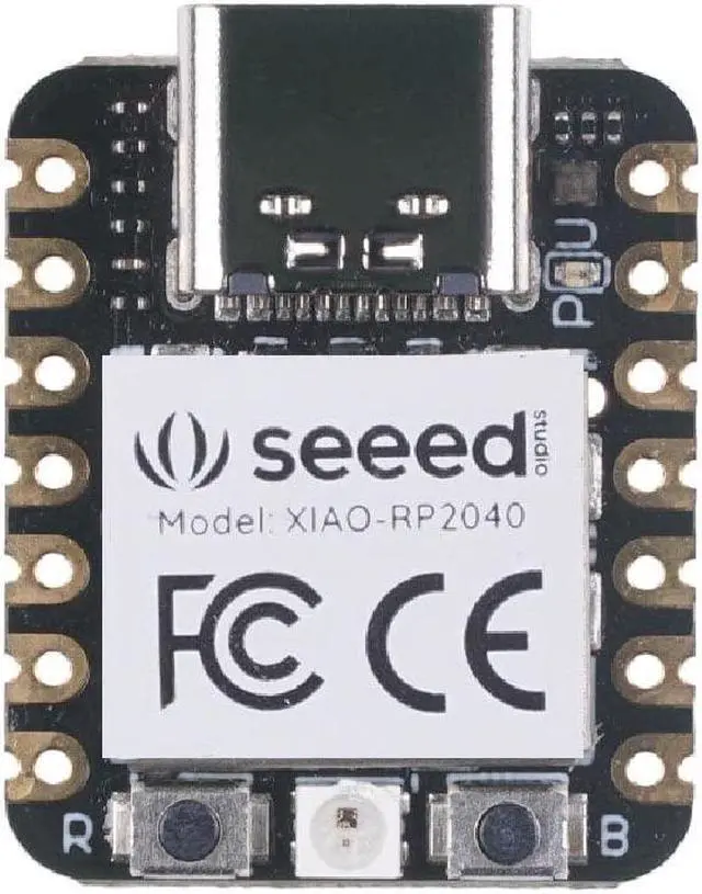 Alt view image 3 of 5 - Seeed Studio XIAO RP2040 Microcontroller with Dual-Core ARM Cortex M0+ Processor, Supports Arduino, MicroPython and CircuitPython with Rich Interfaces, 3pcs.