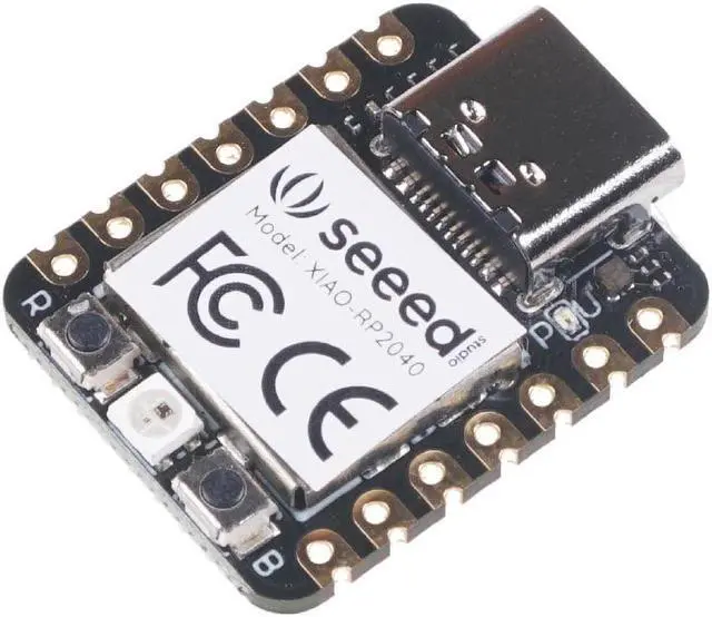 Alt view image 4 of 5 - Seeed Studio XIAO RP2040 Microcontroller with Dual-Core ARM Cortex M0+ Processor, Supports Arduino, MicroPython and CircuitPython with Rich Interfaces, 3pcs.