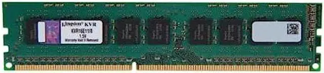 Main image of Kingston Technology ValueRAM 8GB DDR3 1600MHz PC3 12800 ECC CL11 DIMM with TS Server Workstation Memory KVR16E11/8