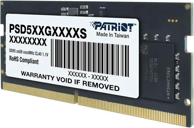 Alt view image 4 of 5 - Patriot Signature Line DDR5 16GB (1 x 16GB) 5600MHz SODIMM Single - PSD516G560081S