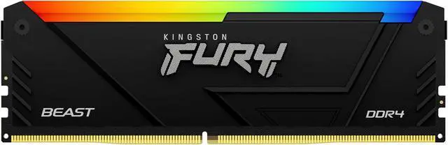Main image of Kingston FURY Beast 32GB 3600MT/s DDR4 CL18 Desktop Memory Single Module | Intel XMP | AMD Ryzen | Plug n Play | RGB Infrared Syncing | KF436C18BB2A/32