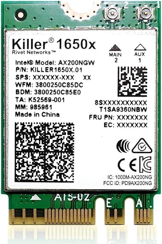 HighZer0 Electronics BE1750x Killer Series Upgraded BE200 WiFi 7 Card |  Gaming WiFi Adapter | M.2 PCIe WiFi Card | 5.8 Gbps | 320MHz, 4K QAM | 