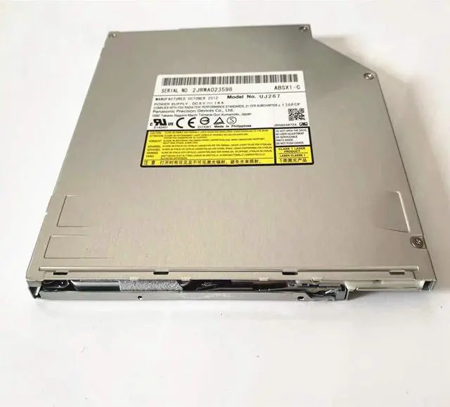 Alt view image 3 of 4 - UJ267 UJ-267 9.5mm SATA Slot-in 6X 3D Blu-ray Burner BD RW Drive for MacBook Pro Dell Alienware M14x XPS 14z 15z and Sony Vpcz1 Vpcz117gg Laptops